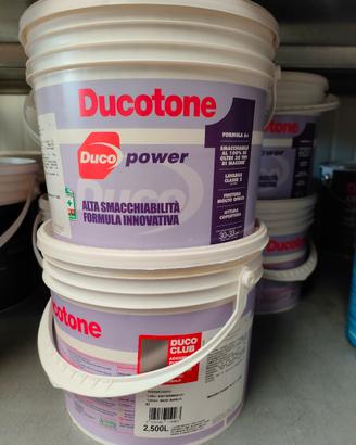 6 vasi DUCOTONE POWER 2,5lt bianco