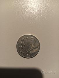 Monete da 10 lire per collezione