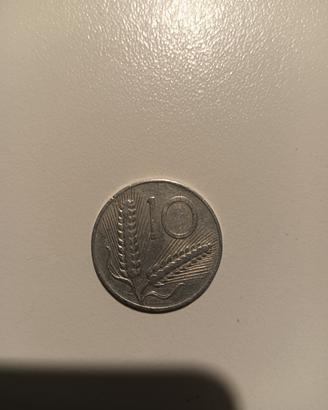 Monete da 10 lire per collezione