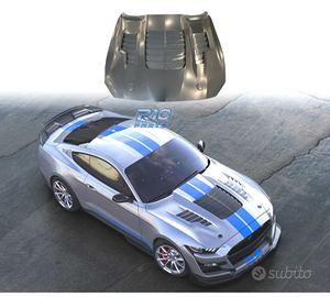 COFANO FORD MUSTANG 18-23 LOOK GT500 KR ALLUMINIO