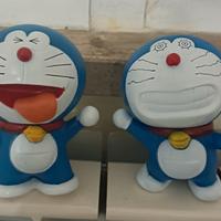 Coppia action figures Doraemon in plastica