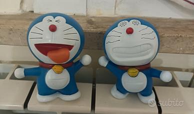 Coppia action figures Doraemon in plastica