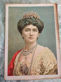 cartoncino con immagine S.M. la Regina Elena