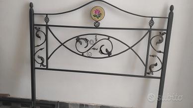 letto matrimoniale in ferro battuto 