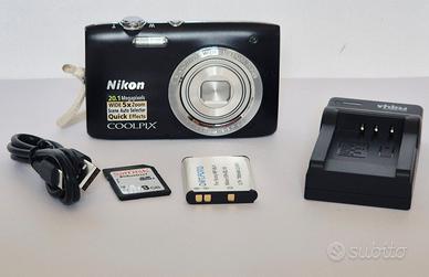 Nikon Coolpix S2800 Digitale Nera 20.1 Megapixsel