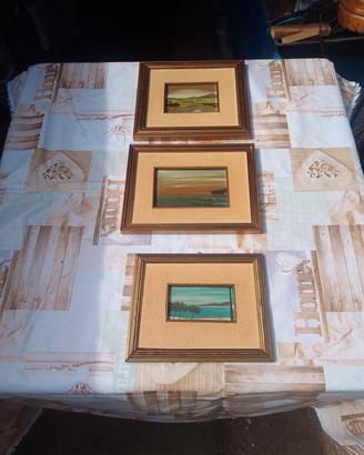 Quadri a olio su laminato plastico 