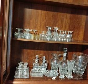 oggetti vari in cristallo 