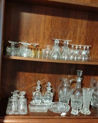 oggetti vari in cristallo 