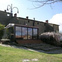 Veranda vetrata smontata