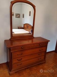 camera da letto in legno