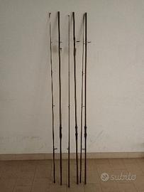 canne da pesca e piombi