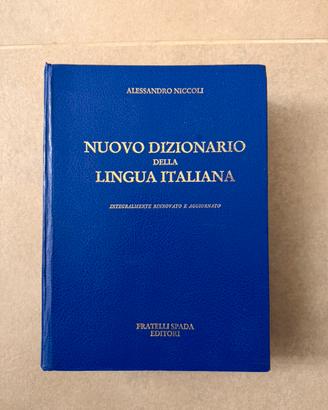 Dizionario lingua Italiana edizione 1989 Spada