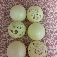 Nr. 6 palline natalizie 