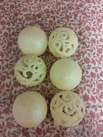 Nr. 6 palline natalizie 