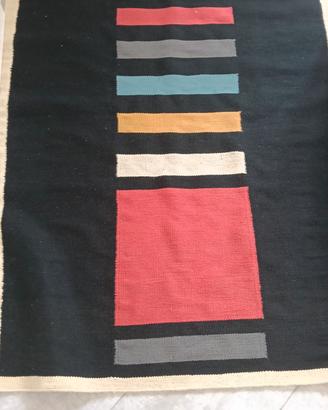 Tappeto indiano Dhurrie Shyam Ahuja 100% Lana (140