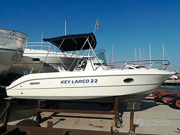 Sessa Key Largo 22+Honda BF150+Mercury 9.9