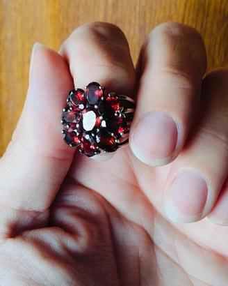 Anello Granati Naturali