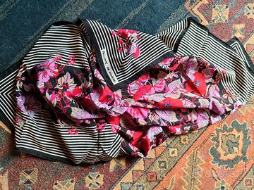foulard vintage seta Philippe de Vallière