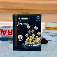 Building Block Fiori Rosa di Montagna Flowers Rose