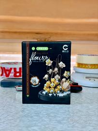 Building Block Fiori Rosa di Montagna Flowers Rose