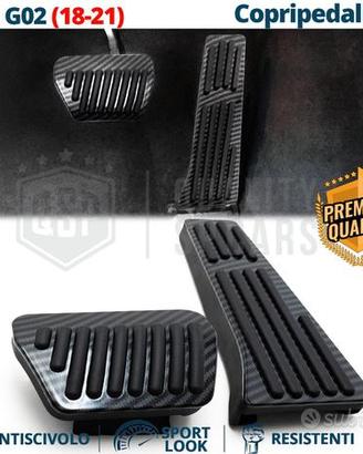 COPRIPEDALI per BMW X4 G02 Pedaliere CARBONIO