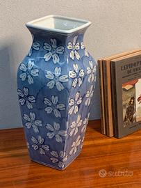 Vaso ming porcellana fiori