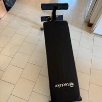 Panca piana e inclinata per addominali