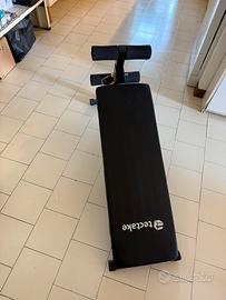 Panca piana e inclinata per addominali