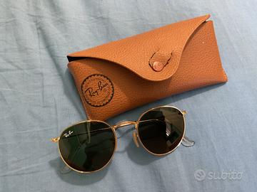 ray ban round metal