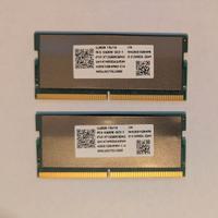 16 Giga ram SO-DIMM Samsung  5600mhz per notebook