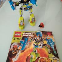 Set lego power miners 8189 completo con figure e i
