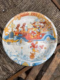 Piatto Natale 1989 walt disney guido scala