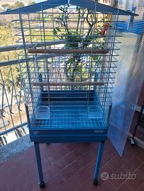 gabbia per pappagalli di media taglia