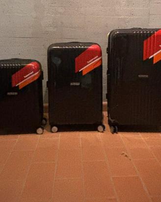 Tris valigie american tourister