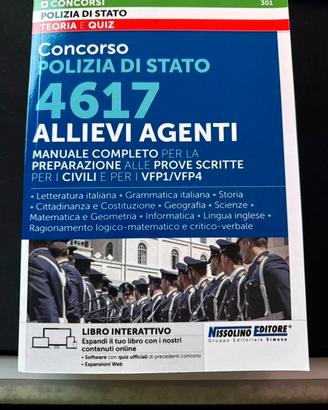 Manuale concorso allievi agenti polizia di stato