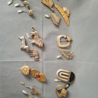 lotto 17 spille vintage in argento