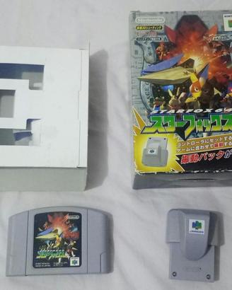 Starfox 64 Nintendo Giapponese Rumble Pak Scatola