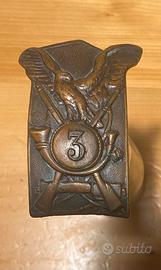 Fregio 3* alpini anni 20 elmetto adrian, no ww1.