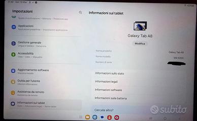 Samsung galaxy tab A8 (10’ 128gb)