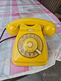 telefono a disco s62 siemens giallo originale 