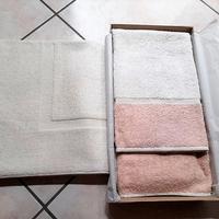 Set x bagno di 2 Salviette+Tappeto TUTTO NATURA