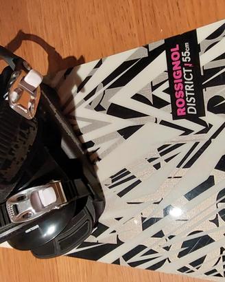 Snowboard Rossignol con accessori