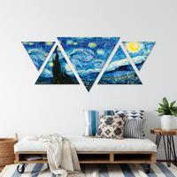 Van Gogh quadro in tela Notte stellata 180x70