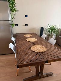 Ikea tavolo in legno da esterno