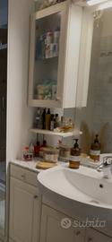 Mobile bagno m1,40 bianco con lavello come nuovo.