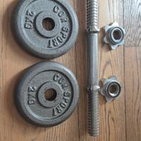 manubrio + 2 dischi 2 kg