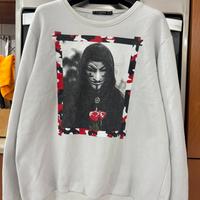 Felpa streetwear con stampa Guy Fawkes/Anonymous