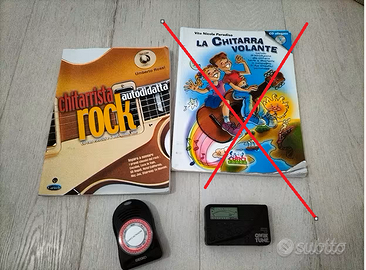 set per insegnamento chitarra