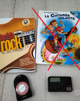 set per insegnamento chitarra