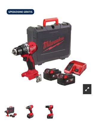 Avvitatore Milwaukee M18BLPDRC-402C